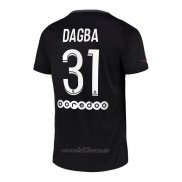 Camiseta Paris Saint-Germain Jugador Dagba Tercera 2021-2022