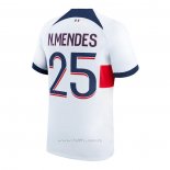 Camiseta Paris Saint-Germain Jugador N.Mendes Segunda 2023-2024