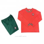 Camiseta Portugal Primera Manga Larga Nino 2025