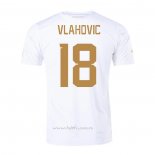 Camiseta Serbia Jugador Vlahovic Segunda 2022