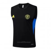 Camiseta de Entrenamiento Manchester United Sin Mangas 2025-2026 Negro