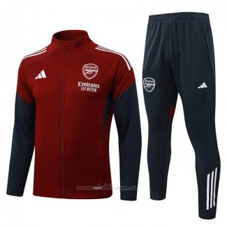 Chandal de Chaqueta del Arsenal Nino 2025-2026 Rojo Negro