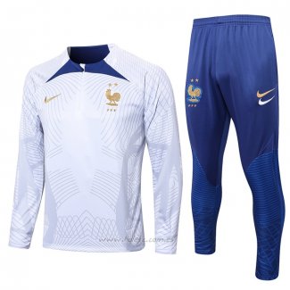 Chandal de Sudadera del Francia 2022-2023 Blanco