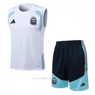 Chandal del Argentina Sin Mangas 2025-2026 Blanco