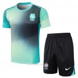 Chandal del Corea del Sur Manga Corta 2024-2025 Verde - Pantalon Corto