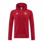 Chaqueta con Capucha del Manchester United 2022-2023 Rojo