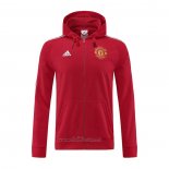 Chaqueta con Capucha del Manchester United 2022-2023 Rojo