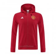 Chaqueta con Capucha del Manchester United 2022-2023 Rojo