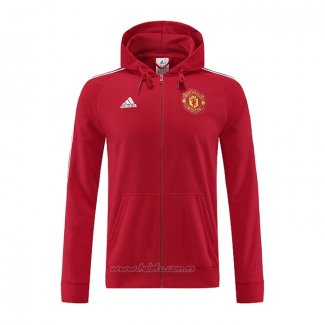 Chaqueta con Capucha del Manchester United 2022-2023 Rojo