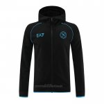 Chaqueta con Capucha del Napoli 2023-2024 Negro