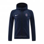 Chaqueta con Capucha del Paris Saint-Germain 2024-2025 Azul