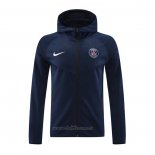 Chaqueta con Capucha del Paris Saint-Germain 2024-2025 Azul