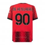 Camiseta AC Milan Jugador De Ketelaere Primera 2023-2024