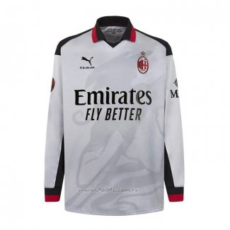 Camiseta AC Milan Portero Cuarto Manga Larga 2025-2026