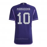 Camiseta Argentina Jugador Maradona Segunda 2022
