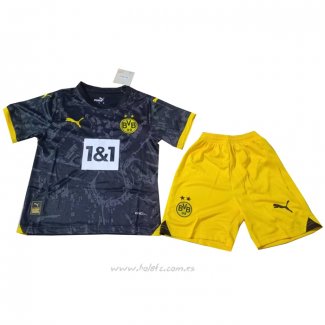 Camiseta Borussia Dortmund Segunda Nino 2023-2024