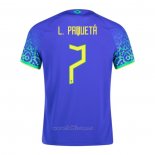 Camiseta Brasil Jugador Paqueta Segunda 2022