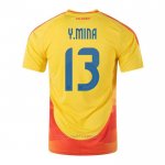 Camiseta Colombia Jugador Y.Mina Primera 2024