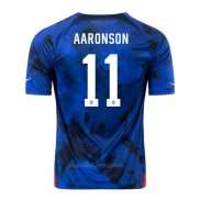 Camiseta Estados Unidos Jugador Aaronson Segunda 2022