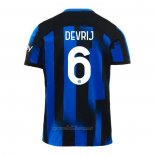 Camiseta Inter Milan Jugador De Vrij Primera 2023-2024