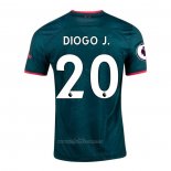 Camiseta Liverpool Jugador Diogo J. Tercera 2022-2023