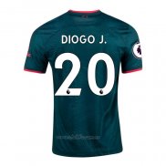 Camiseta Liverpool Jugador Diogo J. Tercera 2022-2023