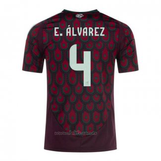 Camiseta Mexico Jugador E.Alvarez Primera 2024