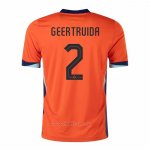 Camiseta Paises Bajos Jugador Geertruida Primera 2024-2025