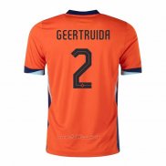 Camiseta Paises Bajos Jugador Geertruida Primera 2024-2025