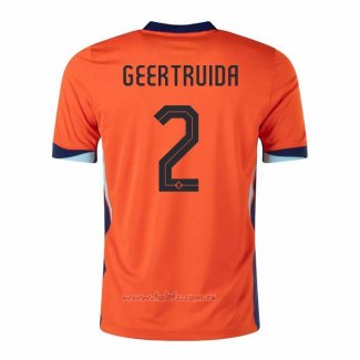 Camiseta Paises Bajos Jugador Geertruida Primera 2024-2025