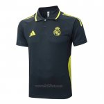 Camiseta Polo del Real Madrid 2025-2026 Gris Oscuro