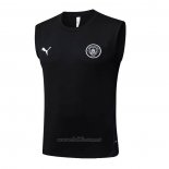 Camiseta de Entrenamiento Manchester City Sin Mangas 2025-2026 Negro