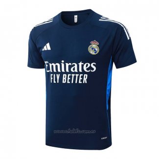 Camiseta de Entrenamiento Real Madrid 2025-2026 Azul Blanco