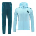 Chandal con Capucha del Olympique Marsella 2024-2025 Azul