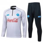 Chandal de Sudadera del Napoli 2025-2026 Blanco
