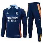 Chandal de Sudadera del Real Madrid Nino 2024-2025 Azul