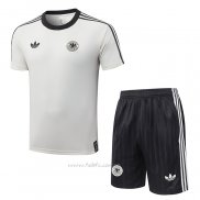 Chandal del Alemania Manga Corta 2026-2027 Crema - Pantalon Corto