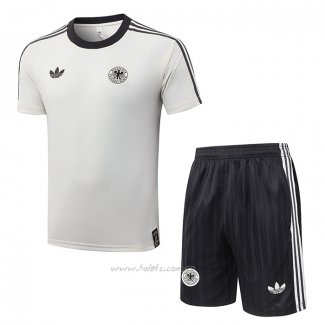 Chandal del Alemania Manga Corta 2026-2027 Crema - Pantalon Corto