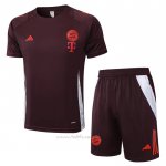 Chandal del Bayern Munich Manga Corta 2024-2025 Rojo - Pantalon Corto