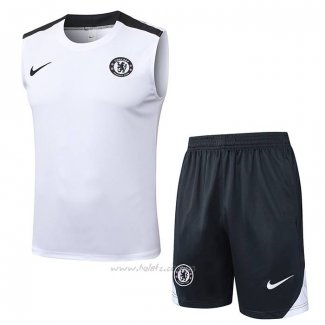Chandal del Chelsea Sin Mangas 2025-2026 Blanco