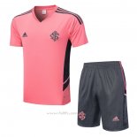 Chandal del SC Internacional Manga Corta 2022-2023 Rosa - Pantalon Corto