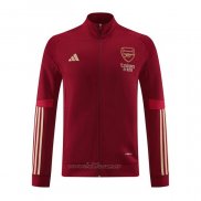 Chaqueta del Arsenal 2023-2024 Rojo Oscuro