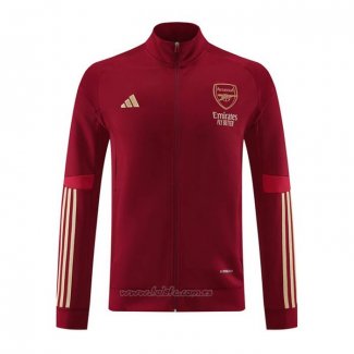 Chaqueta del Arsenal 2023-2024 Rojo Oscuro