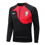 Chaqueta del Corea del Sur 2022-2023 Negro y Rojo