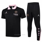 Conjunto Polo del Paris Saint-Germain Jordan 2024-2025 Negro