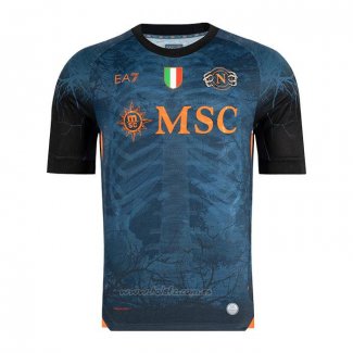 Camiseta Napoli Halloween 2025-2026 Azul Tailandia