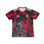 Camiseta Real Madrid Dragon 2025-2026 Rojo Negro Tailandia
