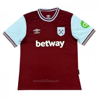 Camiseta West Ham Primera 2024-2025 Tailandia