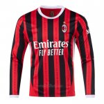 Camiseta AC Milan Primera Manga Larga 2024-2025