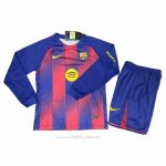 Camiseta Barcelona Primera Manga Larga Nino 2025-2026